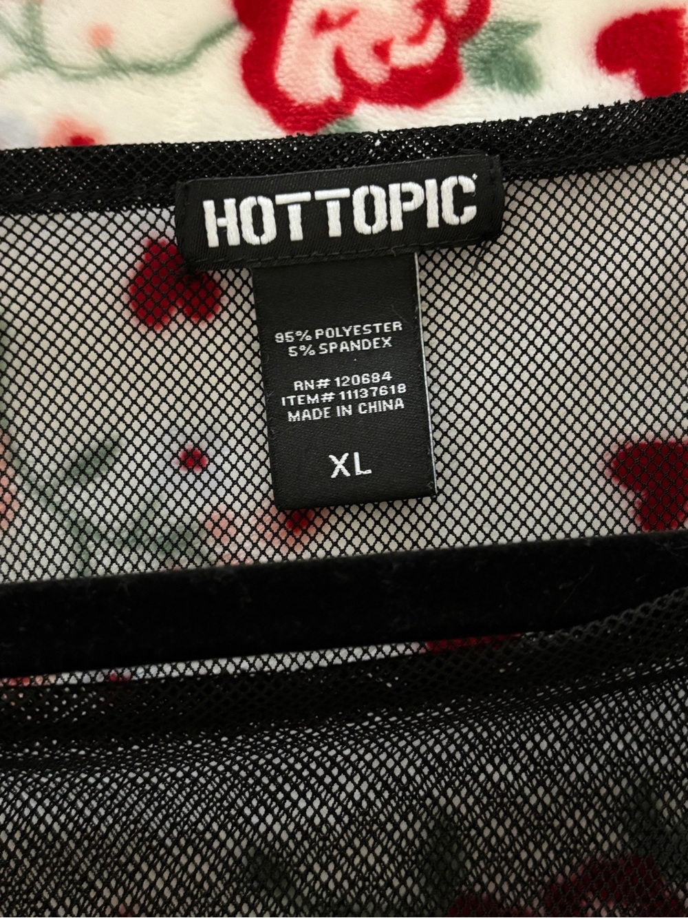 Hot Topic Mesh Top - Picture 3 of 3